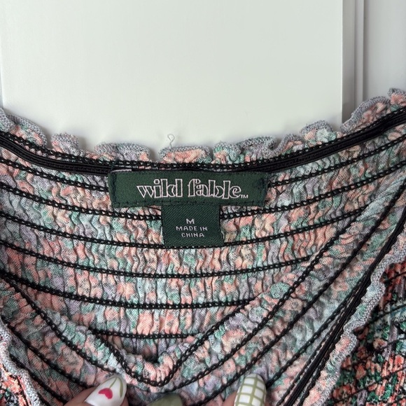 Wild Fable Target Multicolor Floral Summer Dress medium - Picture 2 of 6